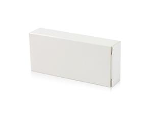 Osnovna bijela kartonska kutijica za USB